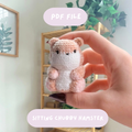 'Sitting Chubby Hamster' crochet amigurumi PDF pattern | US terms