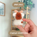 'Standing Chubby Goat' crochet amigurumi PDF pattern ||
US terms
