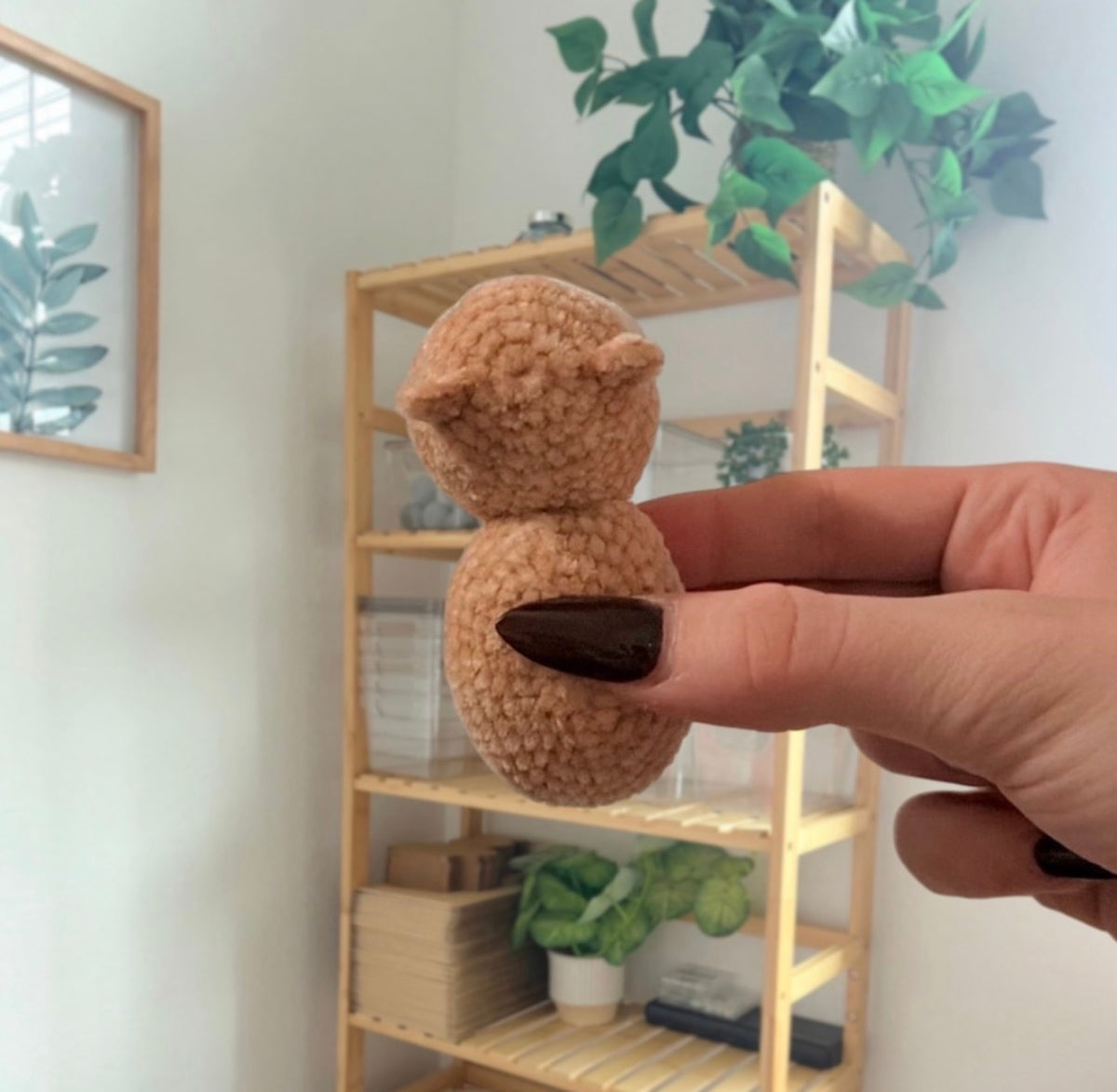 'Laying Chubby Hamster' crochet amigurumi PDF pattern | US terms