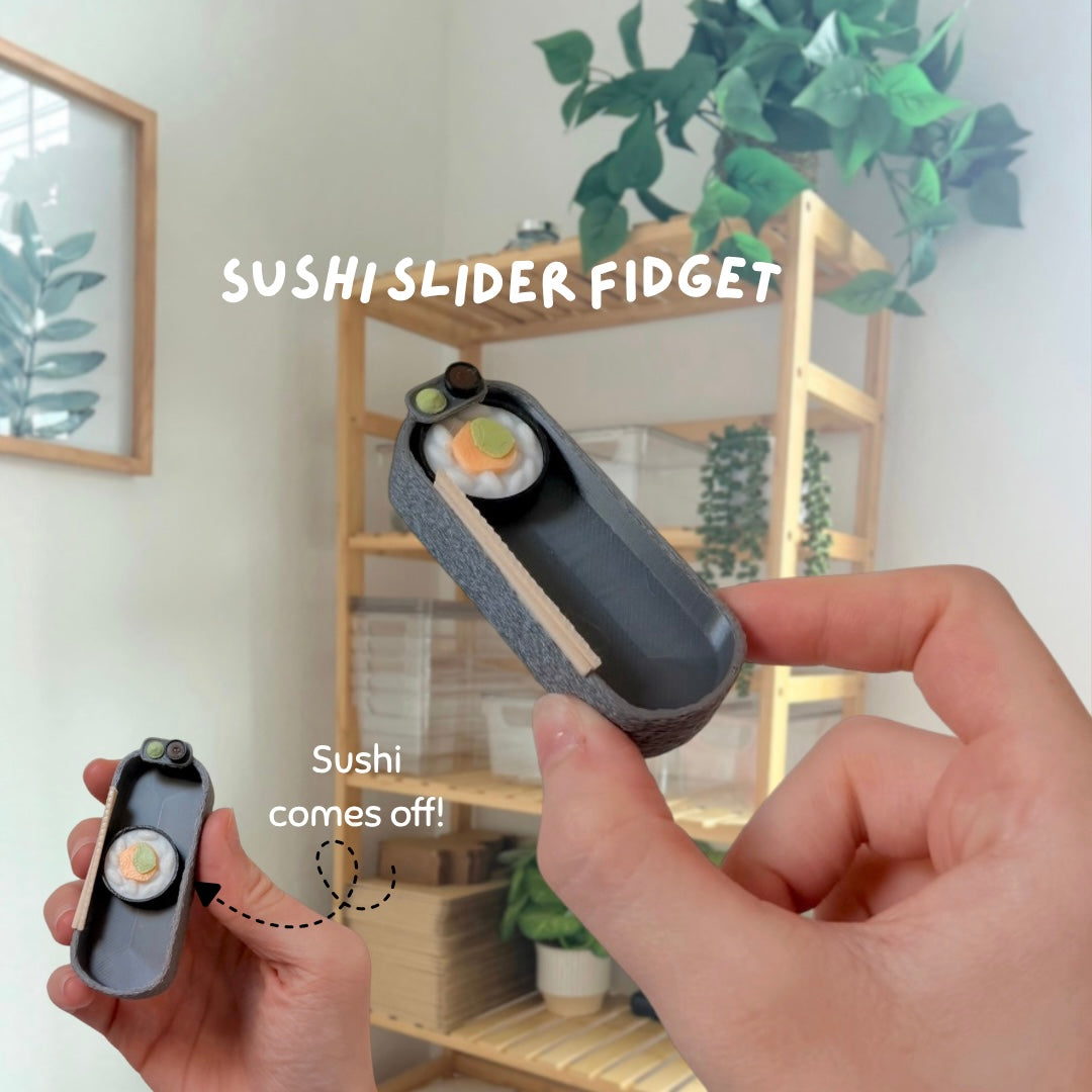 Sushi Slider Fidget | Magnet Sliding Fidget