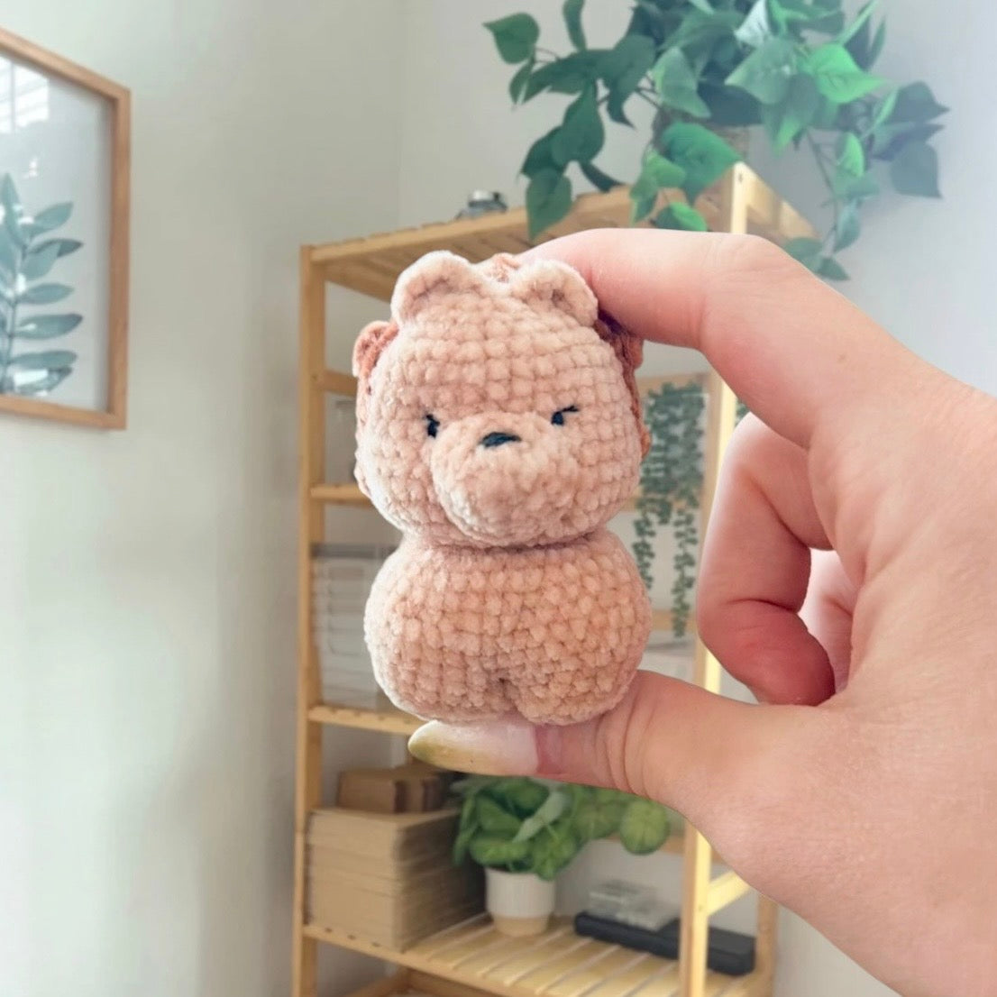 'Standing Chubby Hedgehog' crochet amigurumi PDF pattern | US terms
