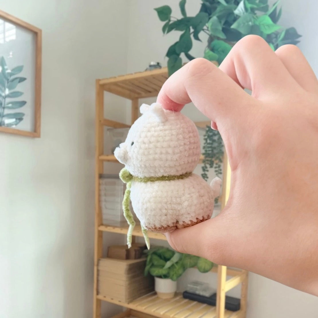 'Standing Chubby Alpaca' crochet amigurumi PDF pattern | US terms