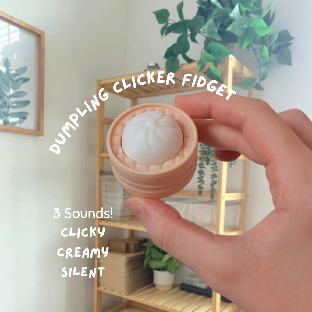 Dumpling clicker | Clicker Fidget | Pick your own sound