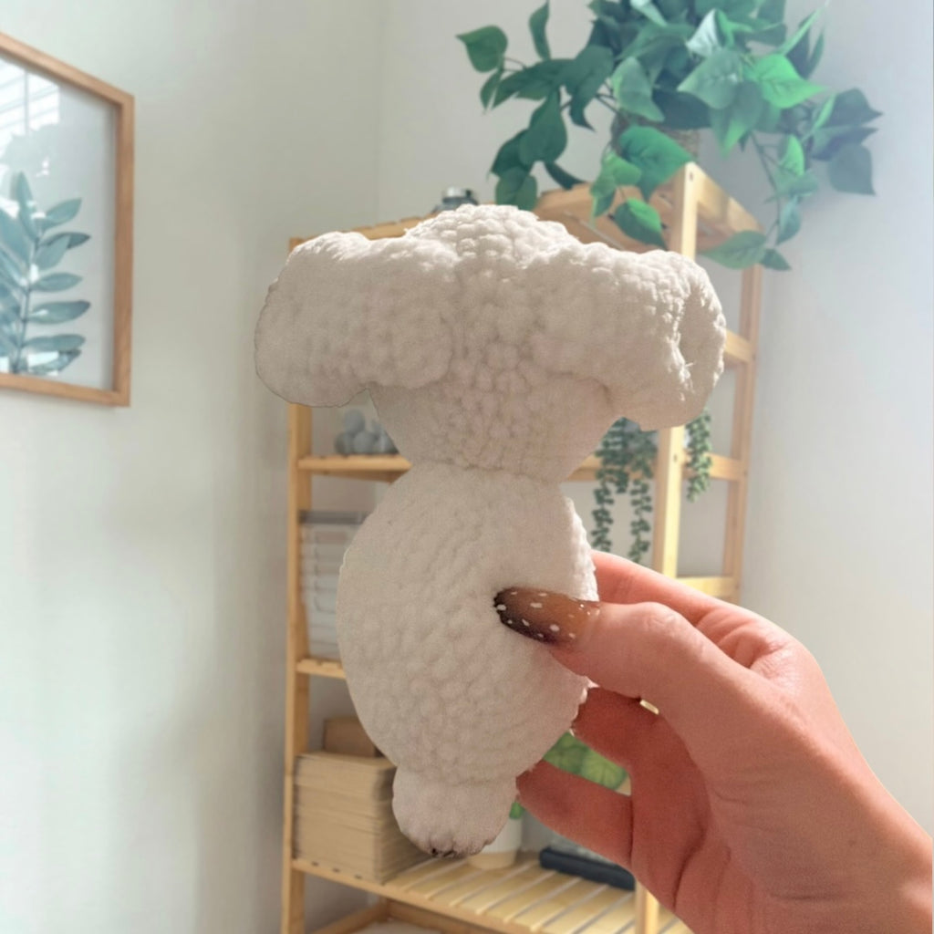 'Laying Chubby Bunny' crochet amigurumi PDF pattern | US terms