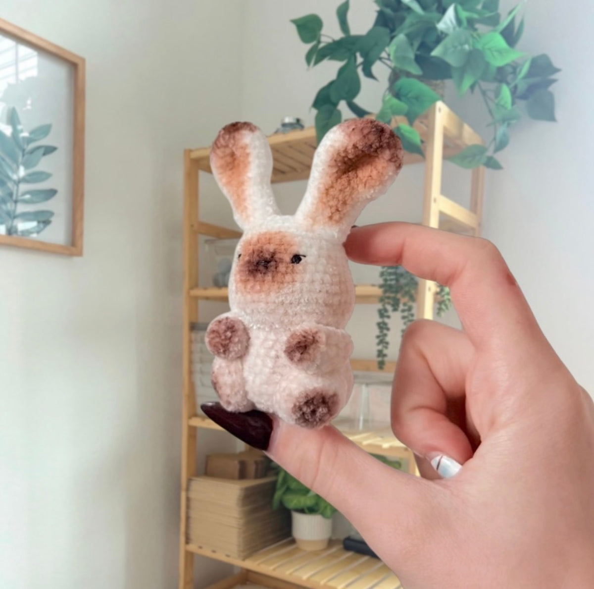 'Sitting Chubby Bunny' crochet amigurumi PDF pattern | US terms