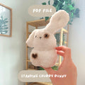 'Standing Chubby Bunny' crochet amigurumi PDF pattern | US terms