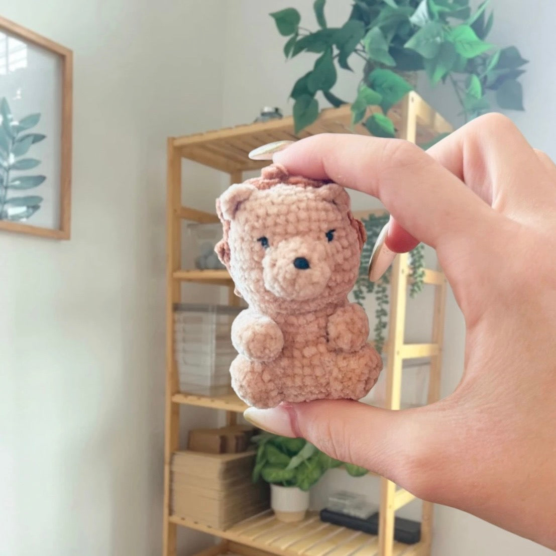 'Sitting Chubby Hedgehog' crochet amigurumi PDF pattern | US terms