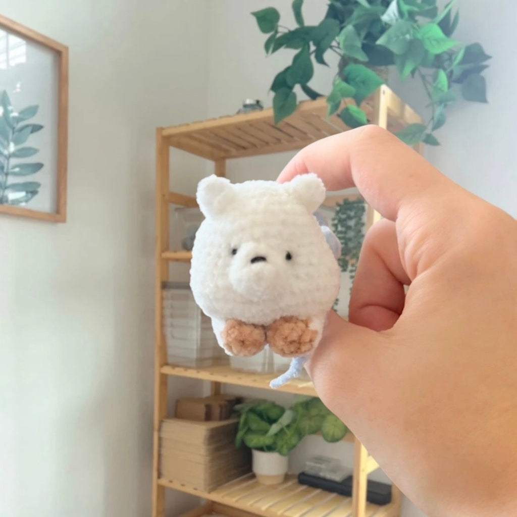 'Laying Chubby Alpaca' crochet amigurumi PDF pattern | US terms