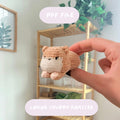 'Laying Chubby Hamster' crochet amigurumi PDF pattern | US terms