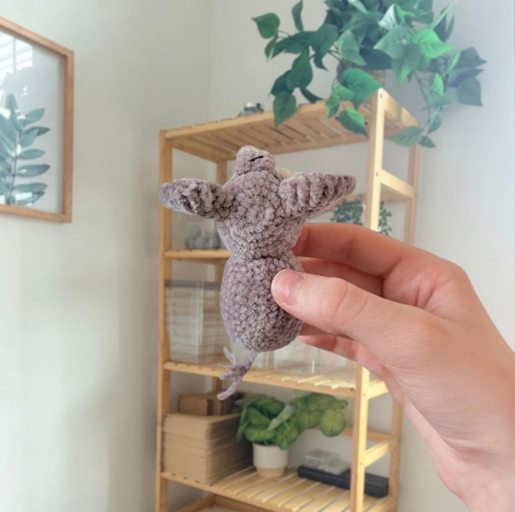 'Laying Chubby Elephant' crochet amigurumi PDF pattern | US terms